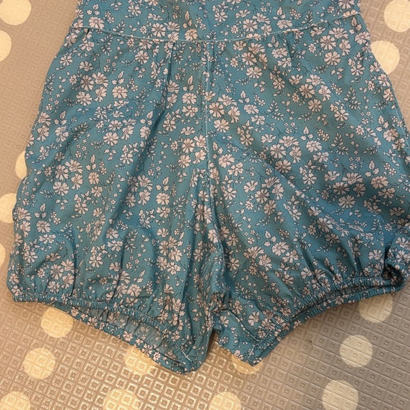 BNWOT MABO Floral Teal Romper 4/5 - Picture 4 of 5